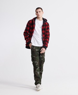 Superdry Parachute Cargo Férfi Nadrág Olivazöld/Camo | QYXSP3795